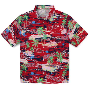 Ole Miss Rebels Flamingo Retreat 2026 Hawaiian Shirt – Moonbestprint