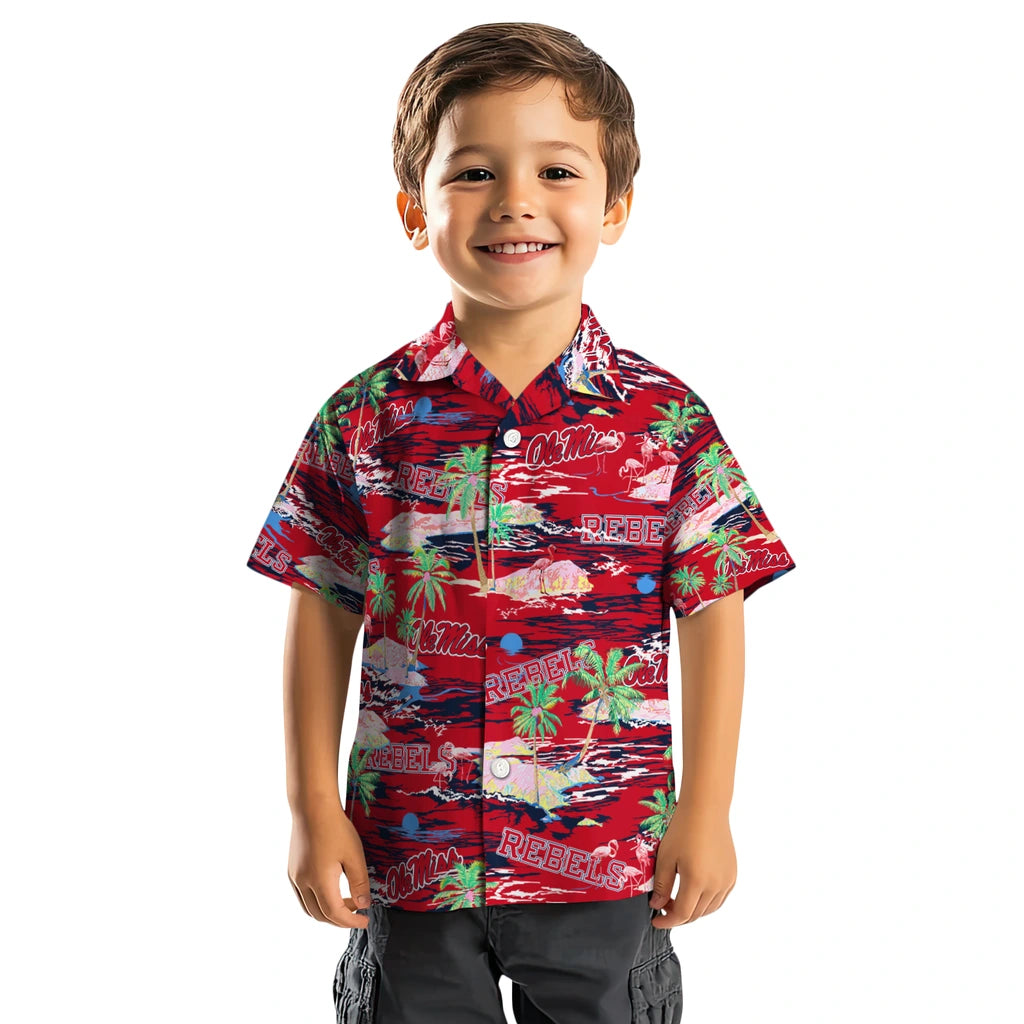 Ole Miss Rebels Flamingo Retreat 2026 Hawaiian Shirt – Moonbestprint