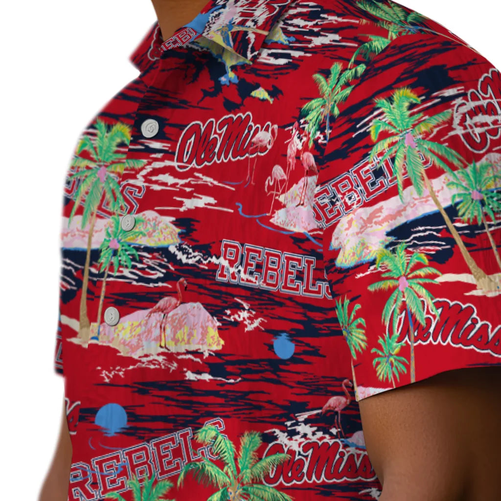 Ole Miss Rebels Flamingo Retreat 2026 Hawaiian Shirt – Moonbestprint