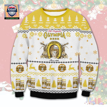 Olympia Beer Ugly Christmas Sweater 2022 ? Usalast