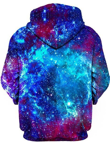 Blue Galaxy Hoodie -Moonbestprint