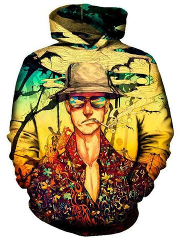 Fear and Loathing Hoodie -Moonbestprint