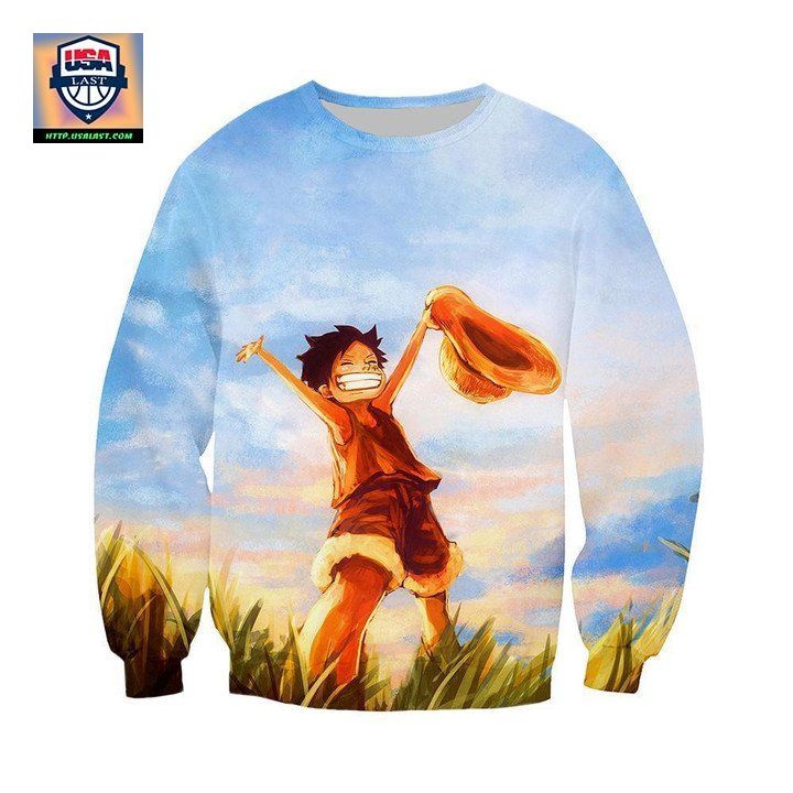 One Piece Sweater ? Luffy Celebrating Sweater Sh9534 ? Usalast