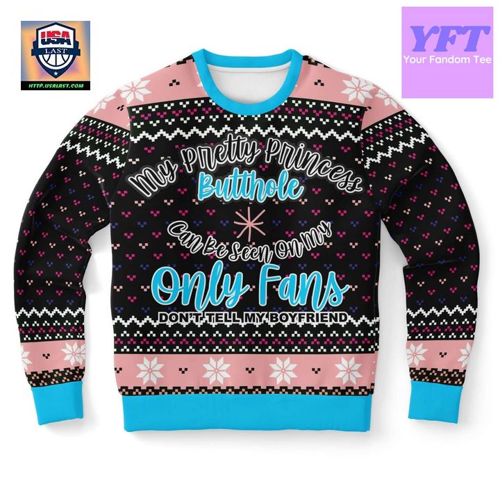 Only Princess Funny Meme 2022 Design 3d Ugly Christmas Sweater ? Usalast