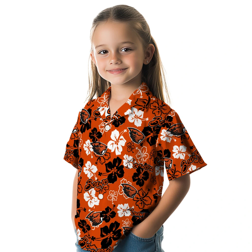 Oregon State Beavers Hibiscus Bloom Hawaiian Shirt – Moonbestprint