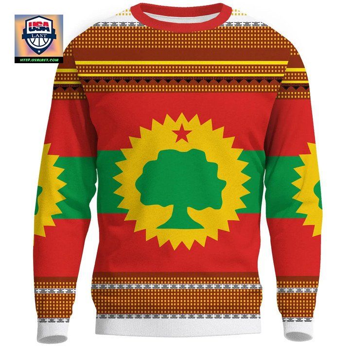 Oromo Sweater Oromo Flag Maps Culture Pattern A24 ? Usalast