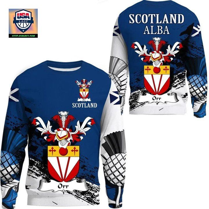 Orr Scottish Family Crest Scotland Special Sweater A7 ? Usalast