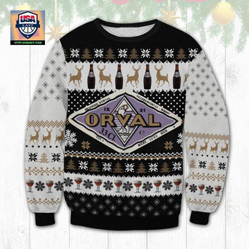 Orval Brewery Ugly Christmas Sweater 2022 ? Usalast