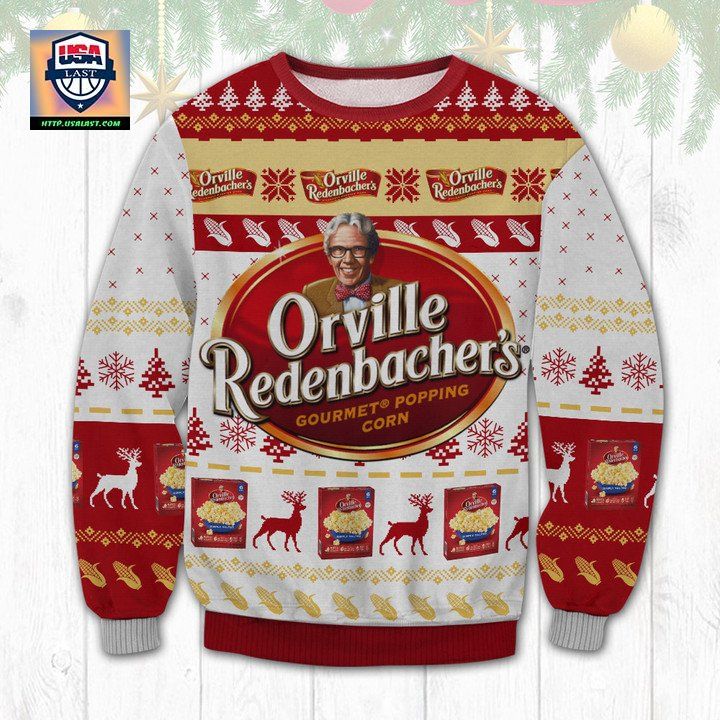 Orville Redenbachers Popcorn Ugly Christmas Sweater 2022 ? Usalast