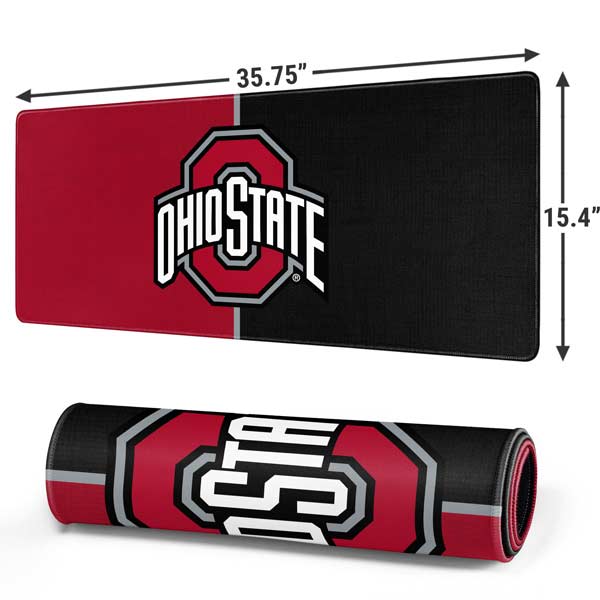Ohio State University OSU Buckeyes Split Gaming Mouse Pad Moonbestprint