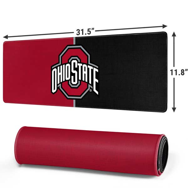 Ohio State University OSU Buckeyes Split Gaming Mouse Pad Moonbestprint