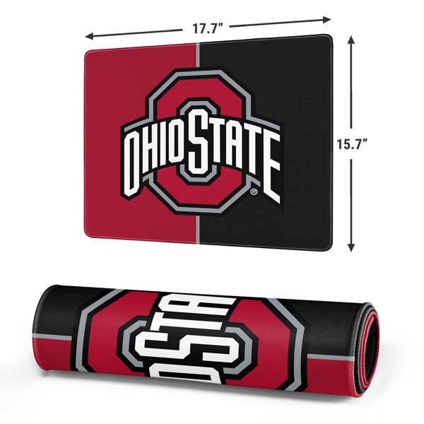 Ohio State University OSU Buckeyes Split Gaming Mouse Pad Moonbestprint