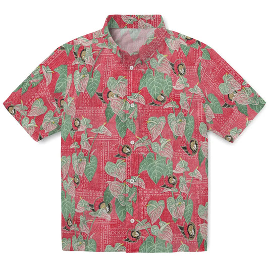 Ottawa Senators Hawaiian Shirt - Anthurium Overlay | Moonbestprint