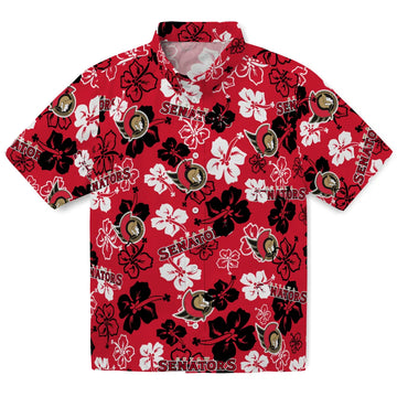 Ottawa Senators Hibiscus Bloom Hawaiian Shirt – Moonbestprint