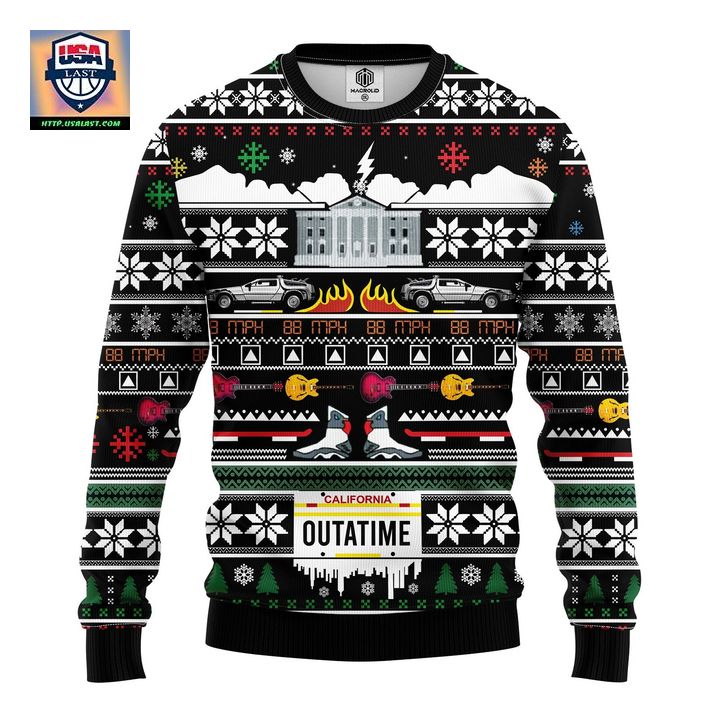 Outatime Ugly Christmas Sweater Amazing Gift Idea Thanksgiving Gift ? Usalast