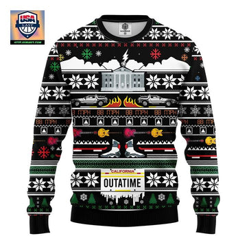 Outatime Ugly Christmas Sweater Amazing Gift Idea Thanksgiving Gift ? Usalast