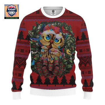 Owl Christmas Mc Ugly Christmas Sweater Thanksgiving Gift ? Usalast