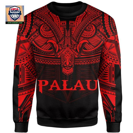 Palau Red Sweater Polynesian A15 ? Usalast