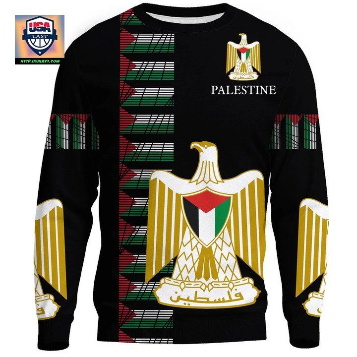 Palestine-United Sweater Knitted Long-Sleeved Sweater A27 ? Usalast