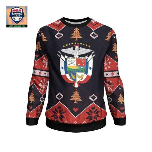 Panama Christmas Sweater ? Santa Claus Ho Ho Ho ? Bn1810 ? Usalast