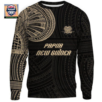 Papua New Guinea Sweater Polynesian Tattoo Style A31 ? Usalast