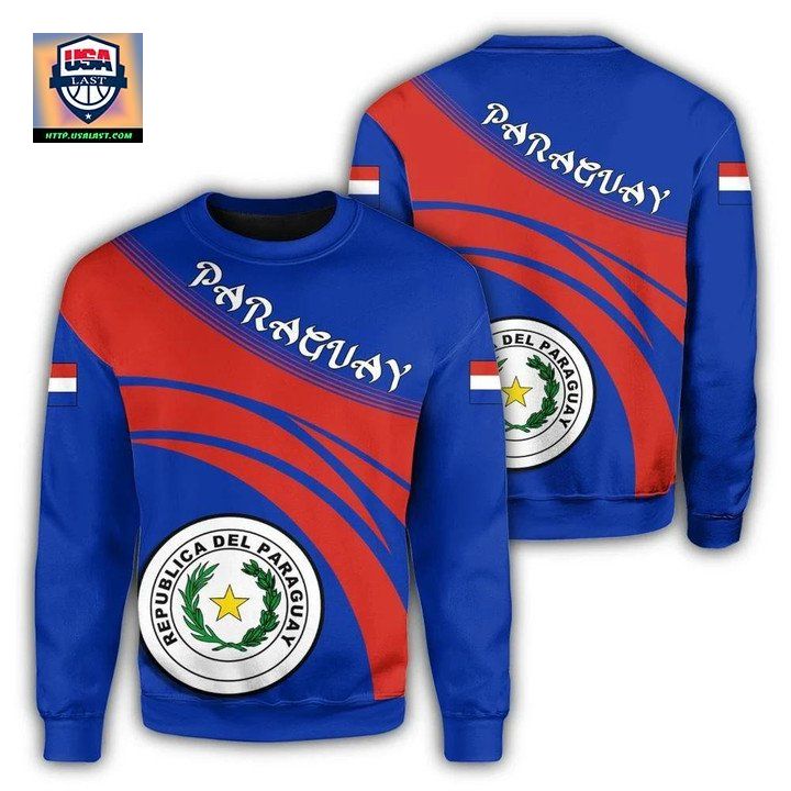 Paraguay Coat Of Arms Sweater Cricket Style J5W ? Usalast