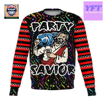 Party Savior Meme 2022 Design 3d Ugly Christmas Sweater ? Usalast