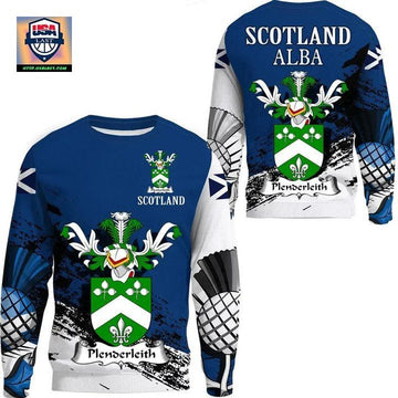 Penderleith Scottish Family Crest Scotland Special Sweater A7 ? Usalast