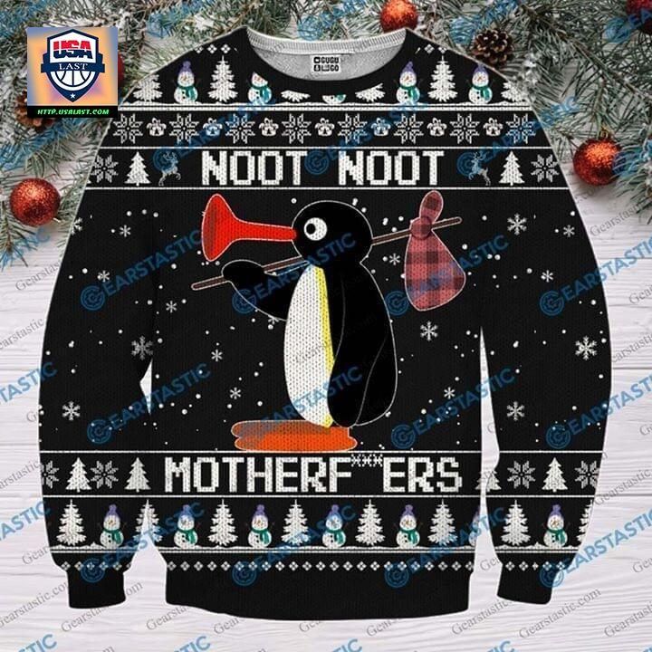 Penguin Noot Noot Motherfu Ers Unisex 3D Ugly Christmas Sweater ? Usalast