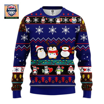 Penguins Cute Noel Mc Ugly Christmas Blue 1 Amazing Gift Idea Thanksgiving Gift ? Usalast