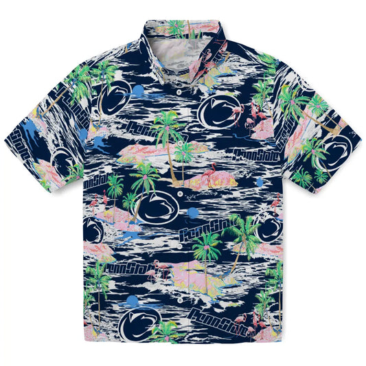 Penn State Nittany Lions Flamingo Retreat 2026 Hawaiian Shirt – Moonbestprint