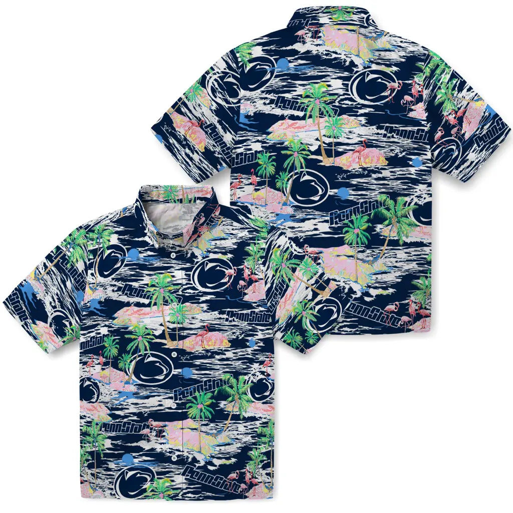 Penn State Nittany Lions Flamingo Retreat 2026 Hawaiian Shirt – Moonbestprint