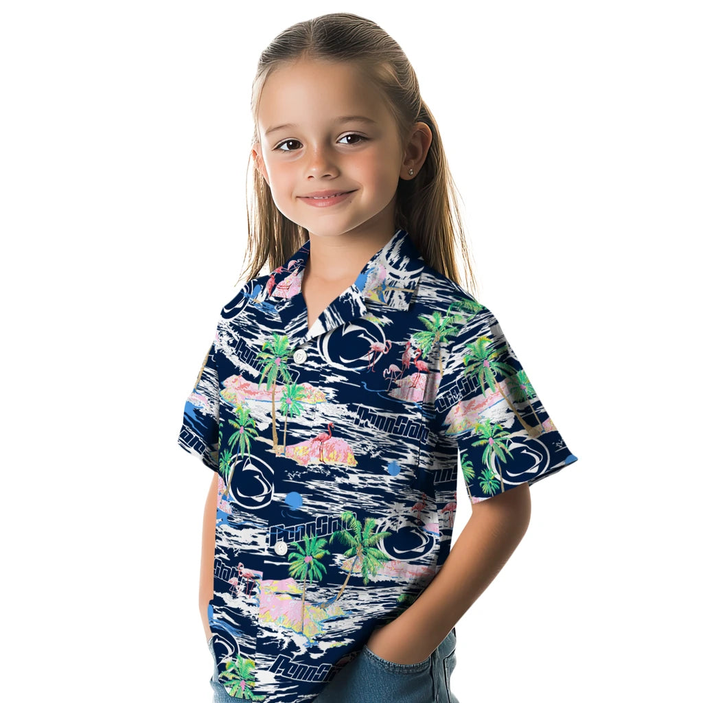 Penn State Nittany Lions Flamingo Retreat 2026 Hawaiian Shirt – Moonbestprint