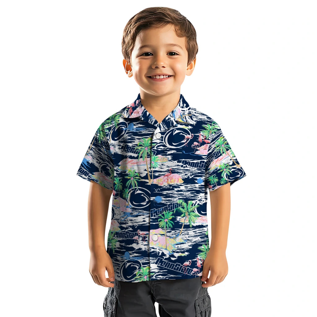 Penn State Nittany Lions Flamingo Retreat 2026 Hawaiian Shirt – Moonbestprint