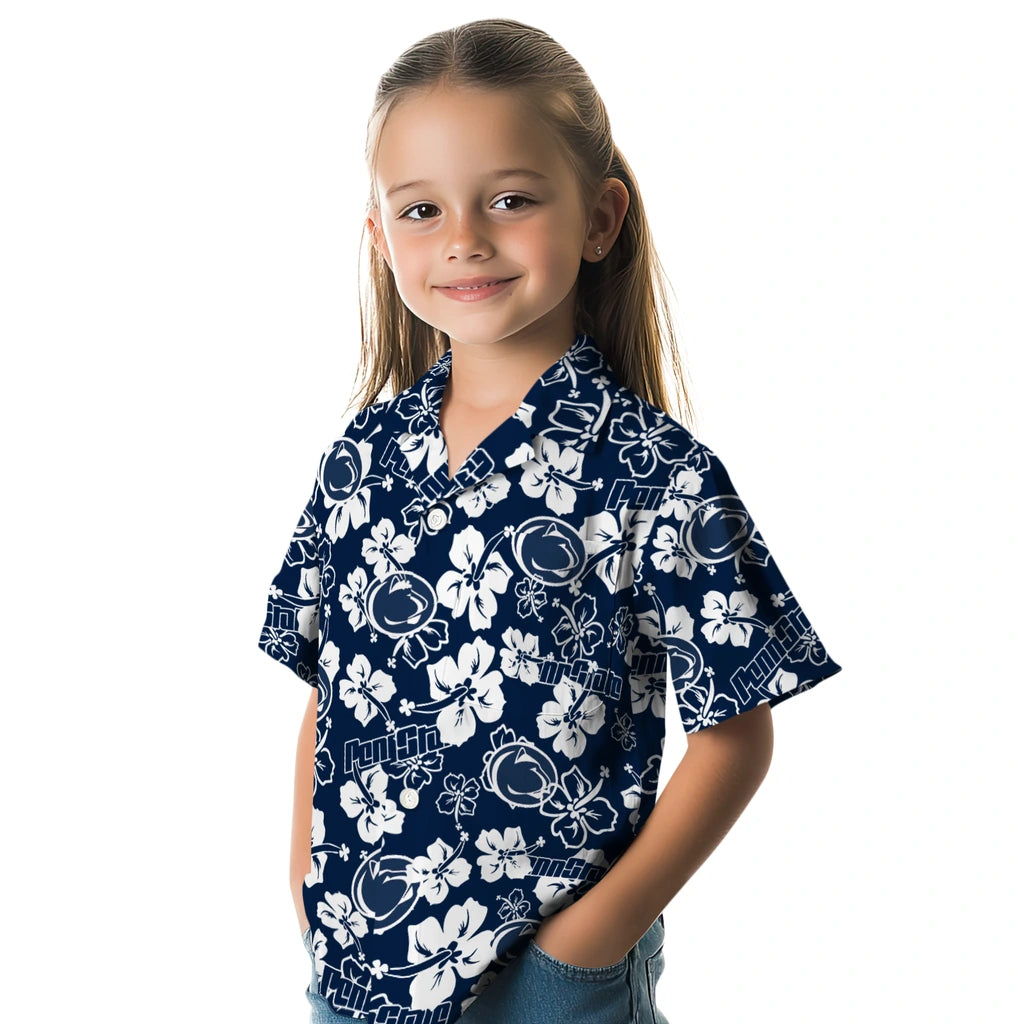 Penn State Nittany Lions Hibiscus Bloom Hawaiian Shirt – Moonbestprint