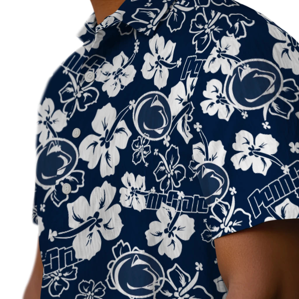 Penn State Nittany Lions Hibiscus Bloom Hawaiian Shirt – Moonbestprint