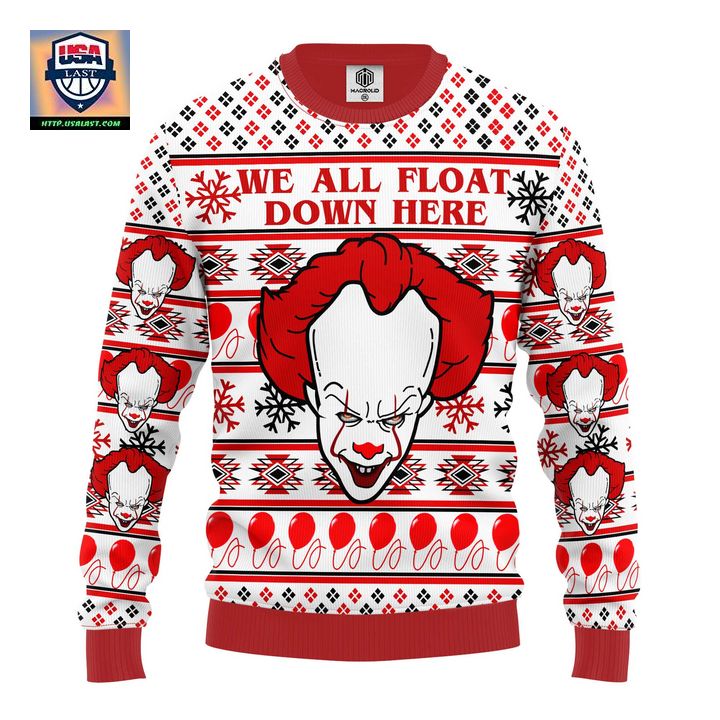 Pennywise Horror Ugly Christmas Sweater Amazing Gift Idea Thanksgiving Gift ? Usalast