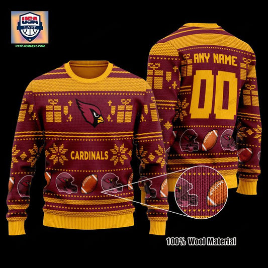 Personalized Arizona Cardinals Nfl Custom Christmas Sweater ? Usalast