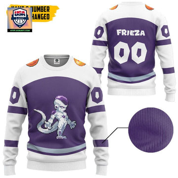 Personalized Dragon Ball Z Pixel Frieza Ugly Christmas Sweater ? Usalast