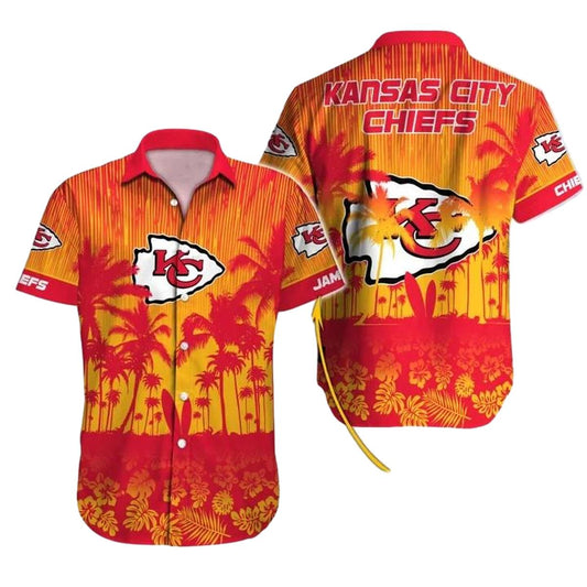Personalized Hot Chiefs Sunset Paradise Graphic Hawaiian Shirt Unisex Gift - Moonbestprint