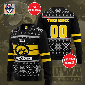 Personalized Iowa Hawkeyes Christmas Sweater ? Usalast