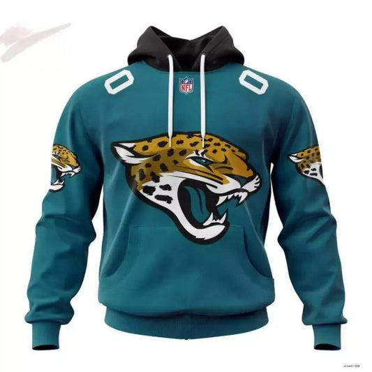 Personalized Jacksonville Jaguars NFL 3D All Over Print Hoodie -Moonbestprint