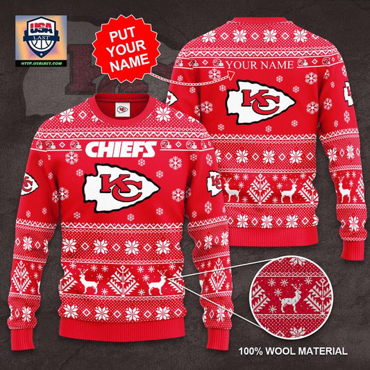Personalized Kansas City Chiefs Christams Ugly Sweater ? Usalast
