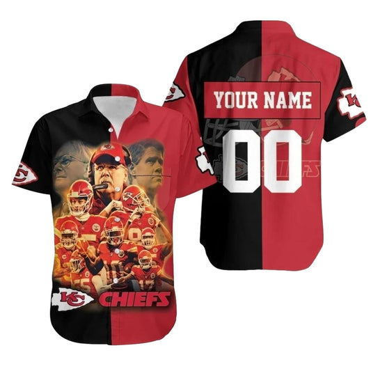 Personalized Kansas City Chiefs Legends Graphic Hawaiian Shirt Unisex Gift - Moonbestprint