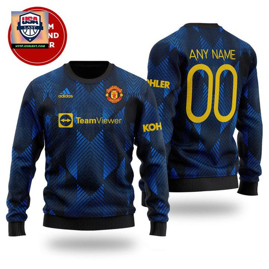 Personalized Manchester United Teamviewer Adidas Custom Christmas Sweater ? Usalast
