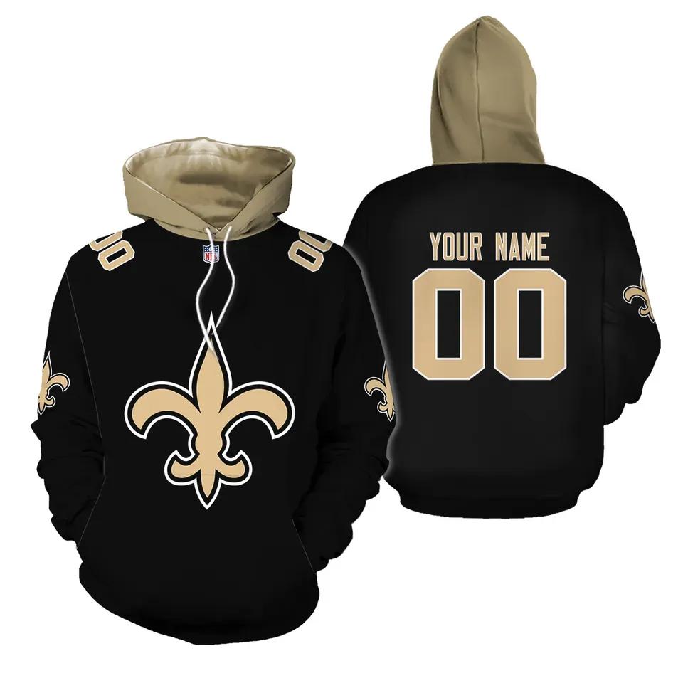 Personalized New Orleans Saints NFL 3D All Over Print Hoodie -Moonbestprint