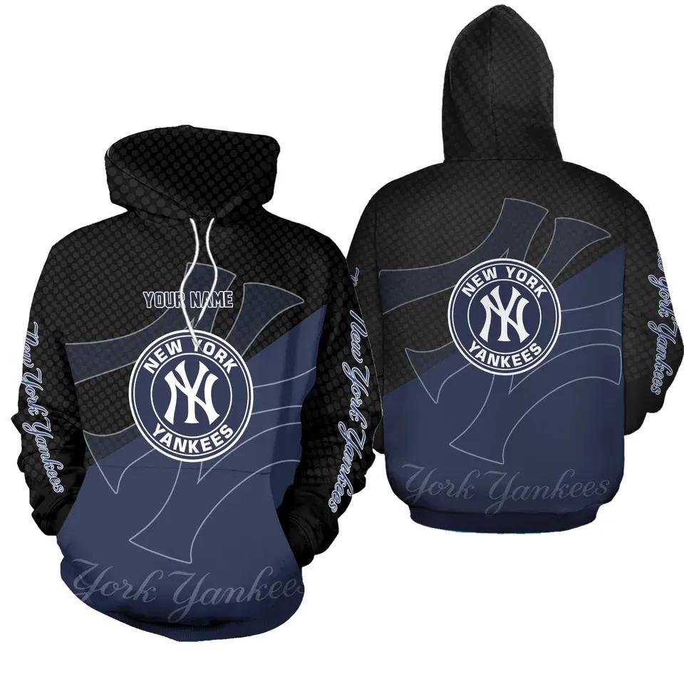 Personalized New York Yankees 3D MLB All Over Print Hoodie -Moonbestprint