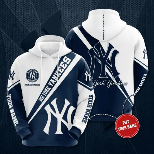 Personalized New York Yankees Professional Sport Team 3D MLB All Over Print Hoodie -Moonbestprint