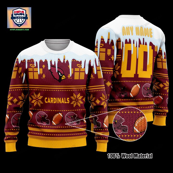 Personalized Nfl Arizona Cardinals Custom Christmas Sweater ? Usalast