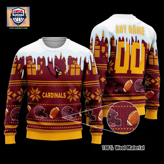 Personalized Nfl Arizona Cardinals Custom Christmas Sweater ? Usalast